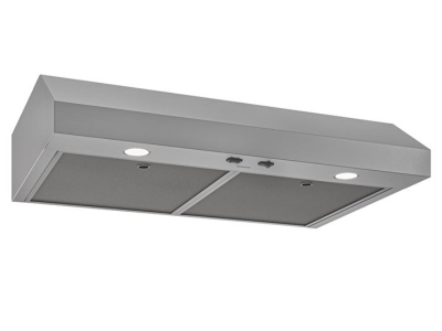 36" Broan Glacier Series Under Cabinet Range Hood in Stainless Steel - GLA1363SS