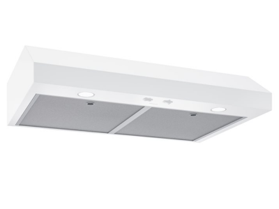36" Broan Glacier Series Under Cabinet Range Hood in White - GLA1363WW