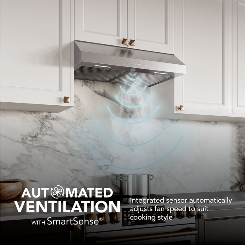 36" Broan Glacier Series Under Cabinet Range Hood in Stainless Steel - GLA3364SS