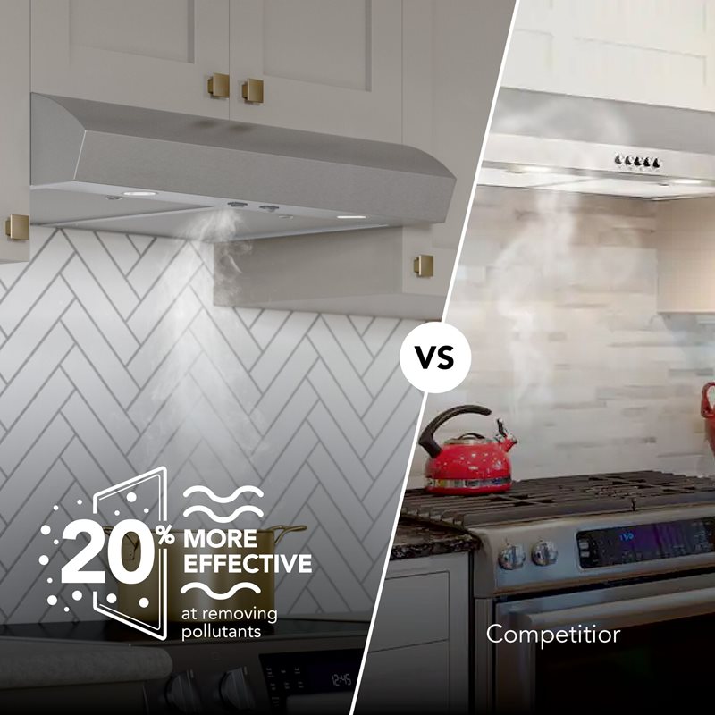 36" Broan Mantra Series Under Cabinet Range Hood in Stainless Steel - MTR1363SS