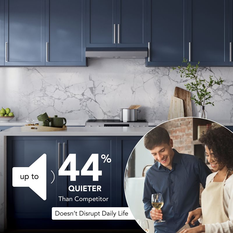 36" Broan Mantra Series Under Cabinet Range Hood in Stainless Steel - MTR1363SS