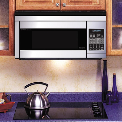 30" Sharp 1.1 cu. ft. Over-the-Range Convection Microwave Oven - R1874TY