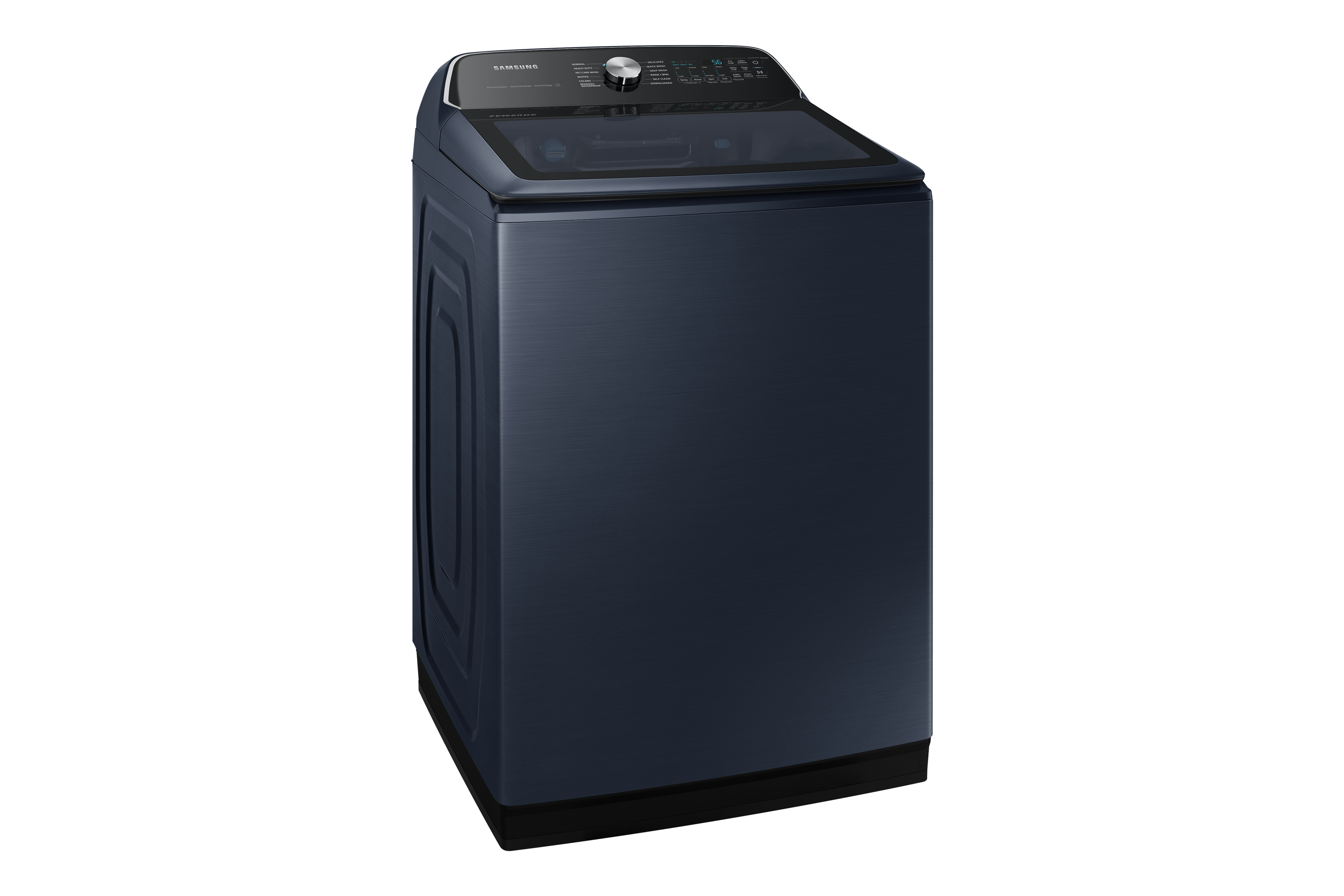 Samsung 6.1 Cu. Ft. Top Load Washer with Pet Care Solution in Navy - WA53CG7155ADA4