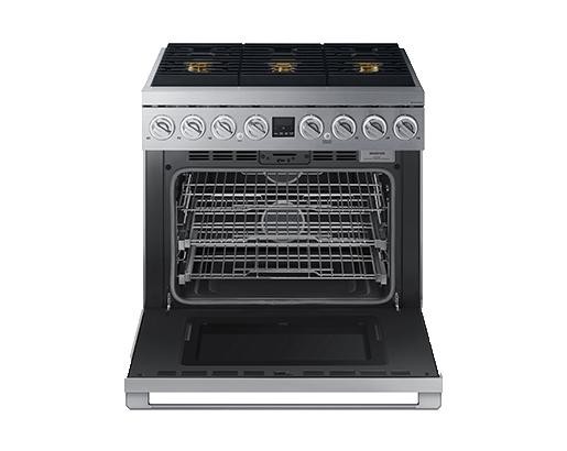 36" Dacor Freestanding Dual Fuel Smart Steam Range  - DOP36T86DLS/DA
