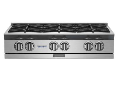 36" BlueStar Platinum Series Rangetop with Gridle in Natural Gas - BSPRT366B