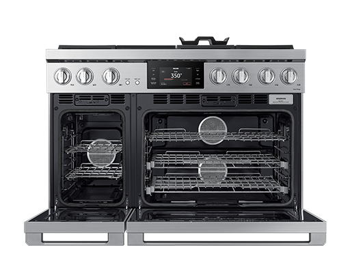 48" Dacor Transitional Series Dual-Fuel Freestanding Steam Range - DOP48T963DS