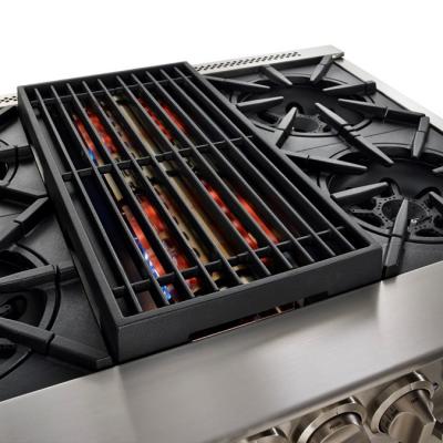 48" BlueStar Platinum Series Rangetop with Gridle in Natural Gas - BSPRT488B