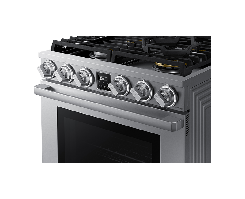 30" Dacor 6 Cu. Ft. Transitional Style Gas Range in Silver Stainless - DOP30T840GS/DA
