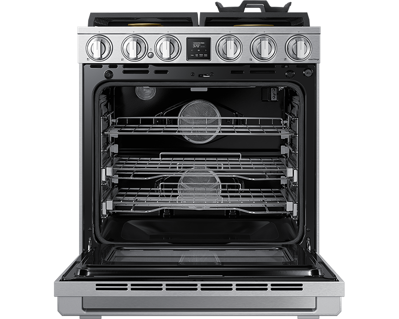 30" Dacor 6.3 Cu. Ft. Transitional Style Dual Fuel Range in Silver Stainless - DOP30T940DS/DA