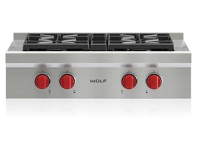 30" Wolf  Sealed Burner Rangetop With 4 Burners - SRT304