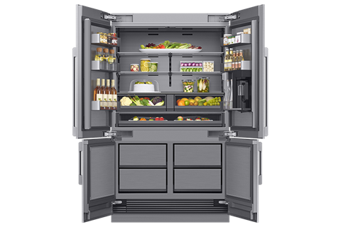 48" Dacor 27.7 Cu. Ft. French Door Refrigerator with SteelCool in Panel Ready - DRF487500AP/DA