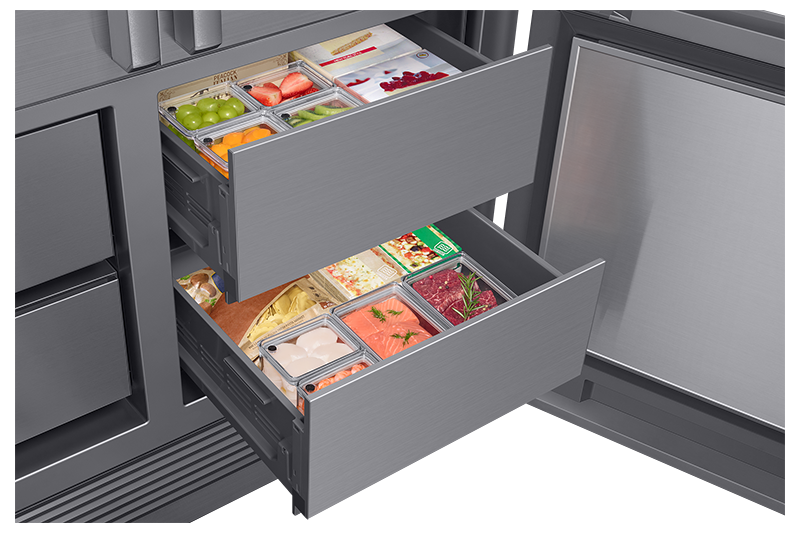 48" Dacor 27.7 Cu. Ft. French Door Refrigerator with SteelCool in Panel Ready - DRF487500AP/DA