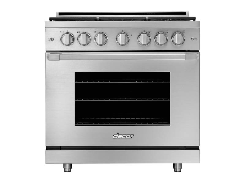 36" Dacor Liquid Propane Gas Pro Range - HGPR36S/LP