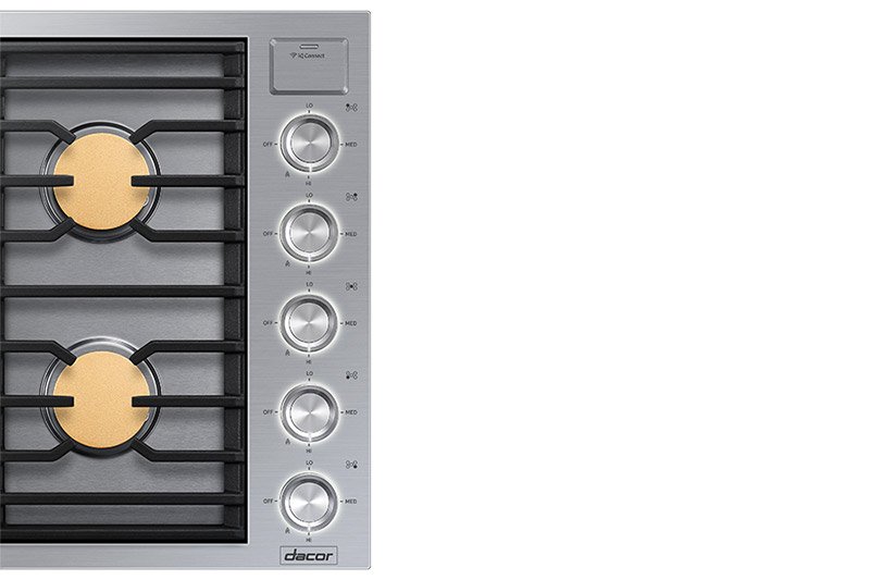36" Dacor Contemporary Series Natural Gas Cooktop - DTG36M955FS