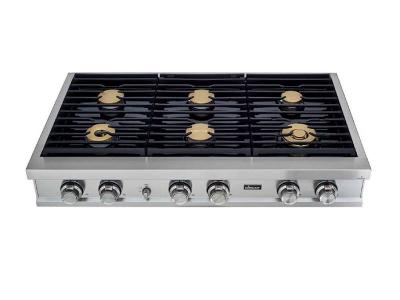 48" Dacor Modernist Series Smart Natural Gas Rangetop with 6 Sealed Burners - DTT48M876LS