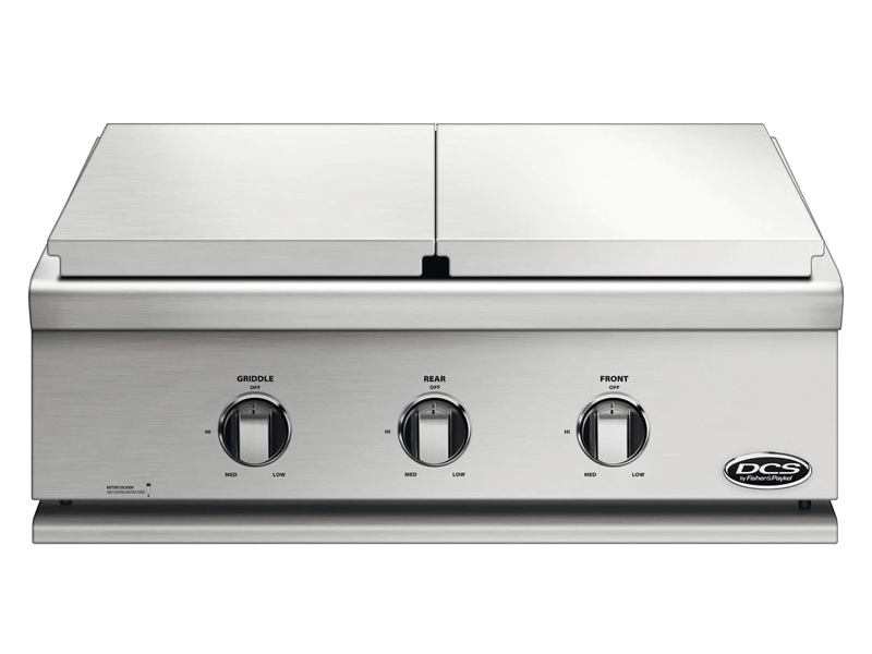 30" DCS Liberty Griddle/Sideburner for Built-In or On Cart Applications - BFGC-30BGD-L