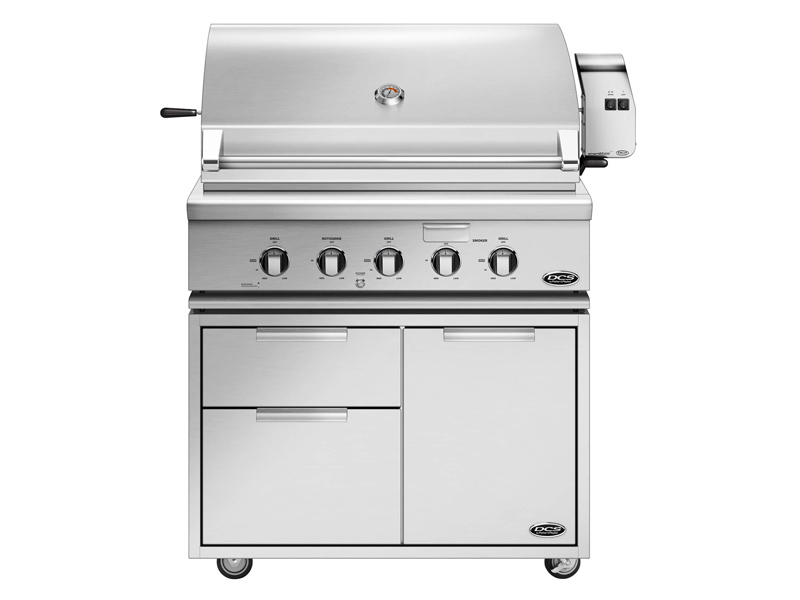 36" DCS Traditional Grill with Rotisserie - BH1-36R-L
