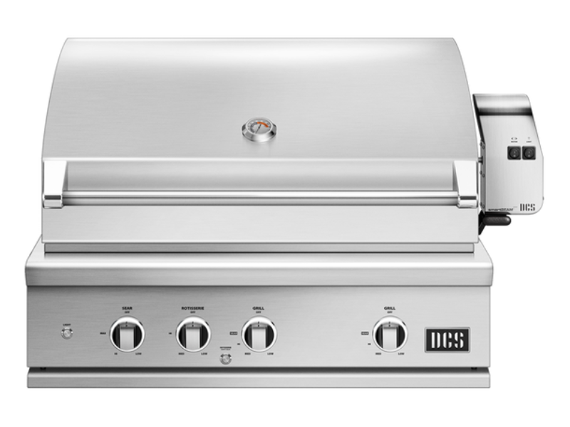 36" DCS Built-in Liquide Propane Grill with Infrared Sear Burner in Stainless Steel - BE1-36RCI-L