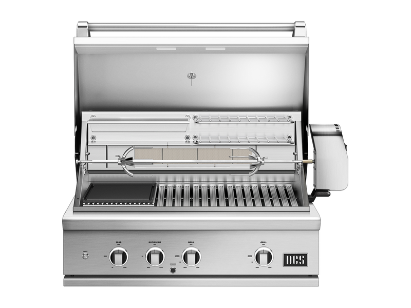 36" DCS Built-in Liquide Propane Grill with Infrared Sear Burner in Stainless Steel - BE1-36RCI-L