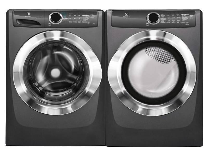 27" Electrolux Front Load Perfect Steam Washer And Front Load Perfect Steam Electric Dryer - EFLS517STT-EFMC517STT