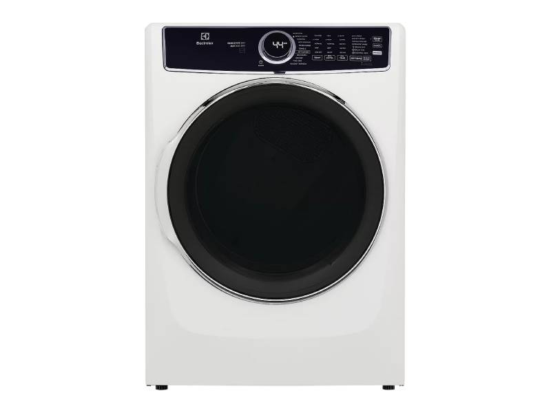 27" Electrolux 8.0 Cu. Ft. Front Load Gas Dryer in White - ELFG7637AW