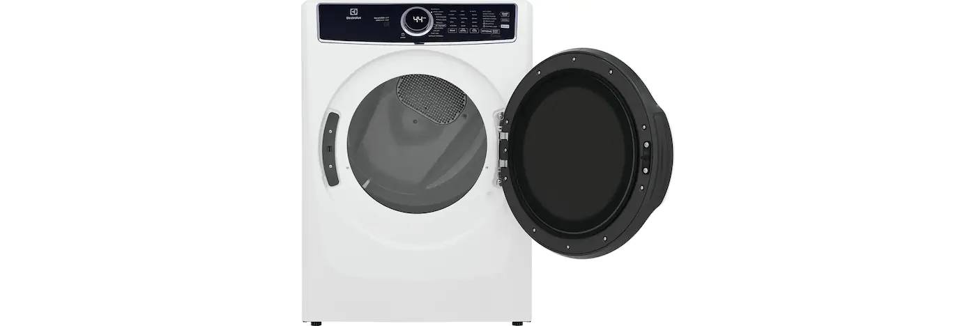 27" Electrolux 8.0 Cu. Ft. Electric Dryer in White - ELFE763CAW
