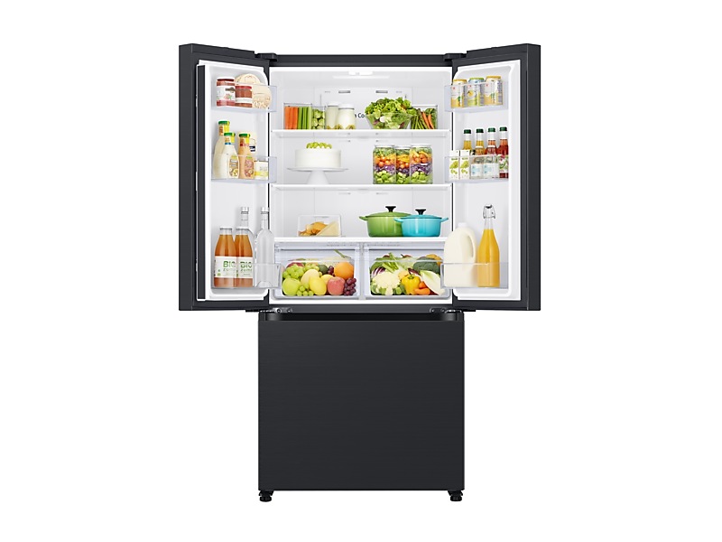 33" Samsung 18 Cu.Ft. 3-Door French Door Refrigerator with Twin Cooling Plus (2025) - RF18A5101MT/AA
