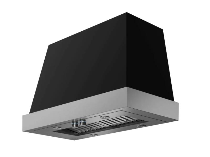 48" Elica Torino Custom Wall Mount Hood in Black - ETNX48BL