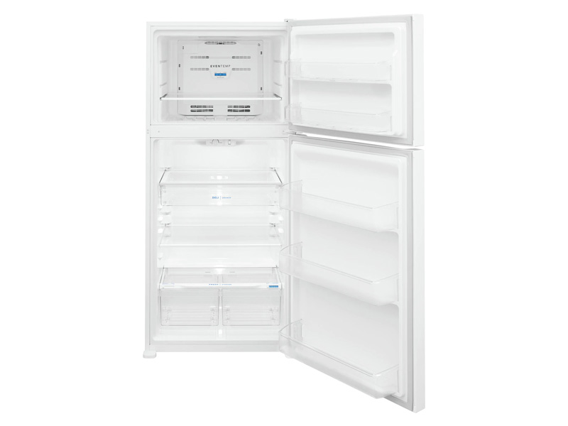 30" Frigidaire 20.0 Cu. Ft. Top Freezer Refrigerator In White - FFTR2045VW