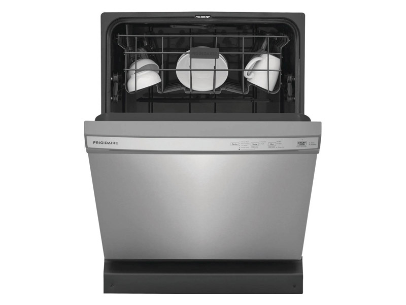 24" Frigidaire Built-In Dishwasher with 4 Wash Cycles in Stainless Steel  -  FDPC4314AS