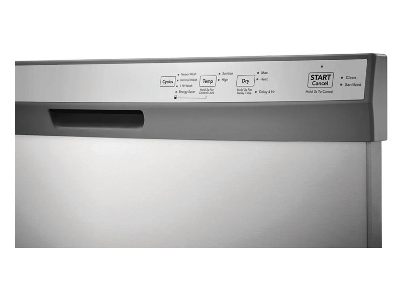 24" Frigidaire Built-In Dishwasher with 4 Wash Cycles in Stainless Steel  -  FDPC4314AS