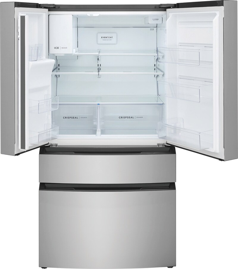 36" Frigidaire 26 Cu. Ft. Standard Depth 4-Door French Door Refrigerator - FRMS2733AV