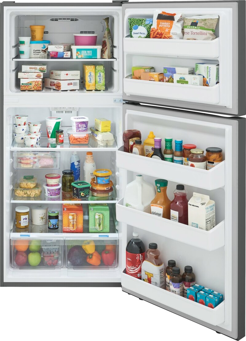 30" Frigidaire 18 Cu. Ft. Garge Ready Top Freezer Refrigerator - FRTE1835AS