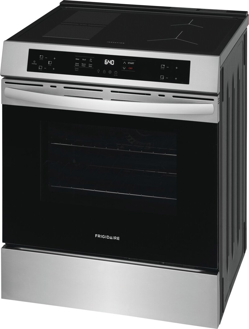30" Frigidaire 5.3 Cu. Ft. Front Control Induction Range with Air Fry - FCFI308CBS