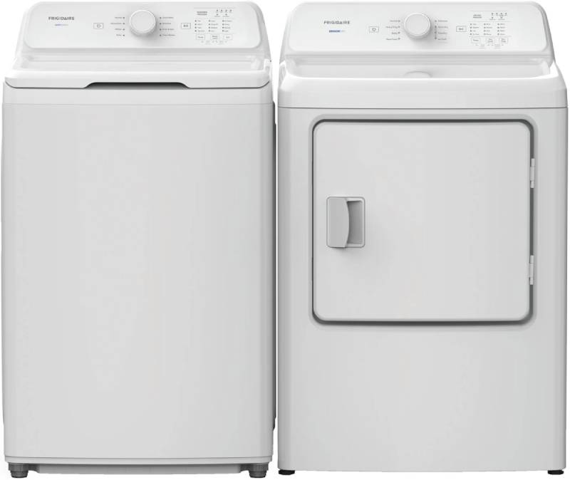 27" Frigidaire 7 Cu. Ft. Gas Front Load Dryer White - FLVG7000AW