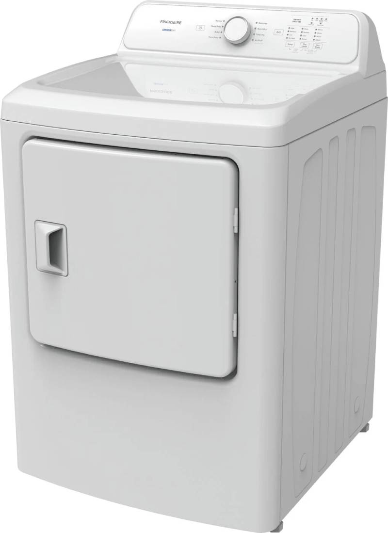 27" Frigidaire 7 Cu. Ft. Gas Front Load Dryer White - FLVG7000AW