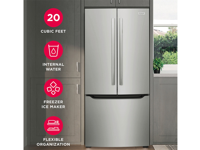 30" Frigidaire Gallery 20.0 Cu. Ft. Bottom Mount Refrigerator - GRFN2023AF