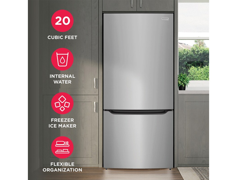 30" Frigidaire Gallery 20.0 Cu. Ft. Bottom Mount Refrigerator - GRBN2012AF