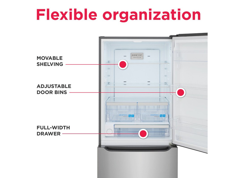30" Frigidaire Gallery 20.0 Cu. Ft. Bottom Mount Refrigerator - GRBN2012AF