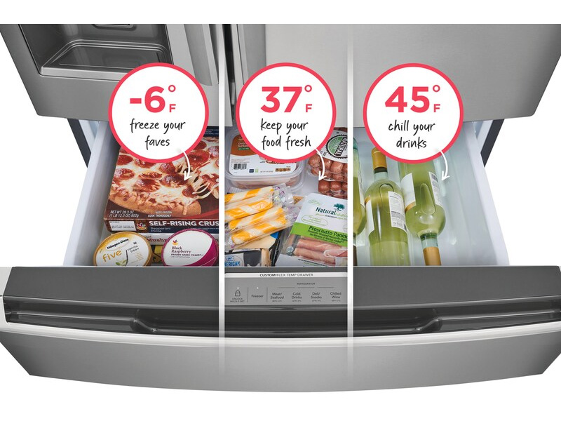 Frigidaire Gallery 26.3 Cu. Ft. Standard-Depth 4-Door French Door Refrigerator - GRMS2773AF