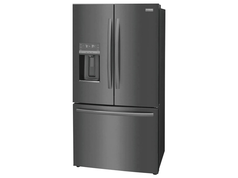 36" Frigidaire Gallery 22.6 Cu. Ft. French Door Refrigerator in Black Stainless Steel - GRFC2353AD