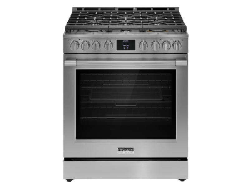 30" Frigidaire Professional Freestanding Gas Range in Stainless Steel - PCFG3080AF