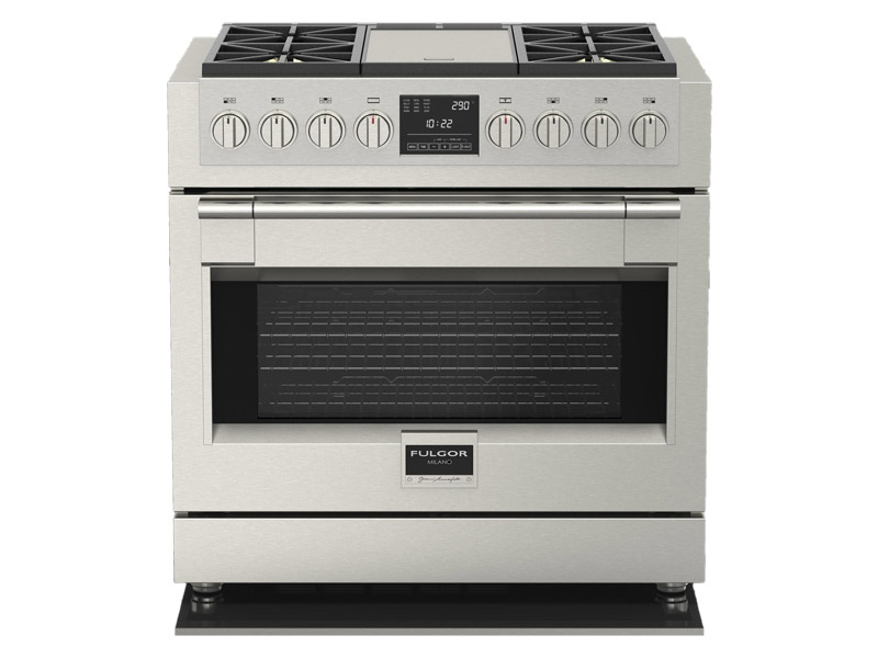 36" Fulgor Milano Sofia 600 Series Professional Dual Fuel Range  - F6PDF364GS1