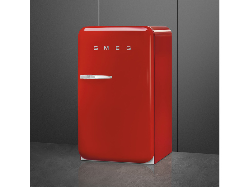 22" SMEG 50's Retro-style Freestanding Compact Refrigerator - FAB10URRD3