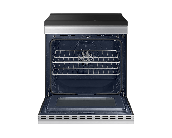 30" Samsung 6.3 Cu. Ft. Induction Slide-in Fan Convection Range - NSI6DG9300SRAC