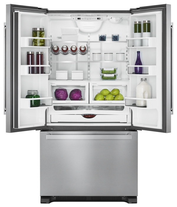 36" Jenn-Air NOIR French Door Freestanding Refrigerator - JFFCF72DKM