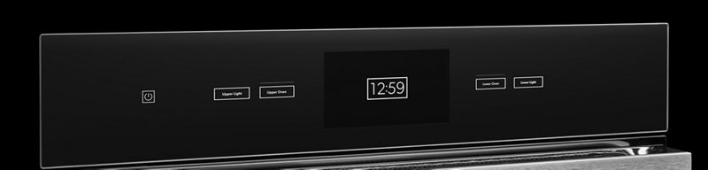 30" Jenn-Air NOIR Double Wall Oven with V2 Vertical Dual-Fan Convection System - JJW3830LM