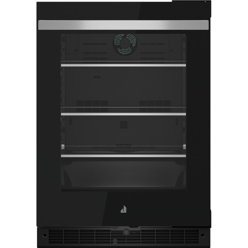 24" Jenn-Air NOIR Under Counter Glass Door Refrigerator, Right Swing - JUGFR242HM