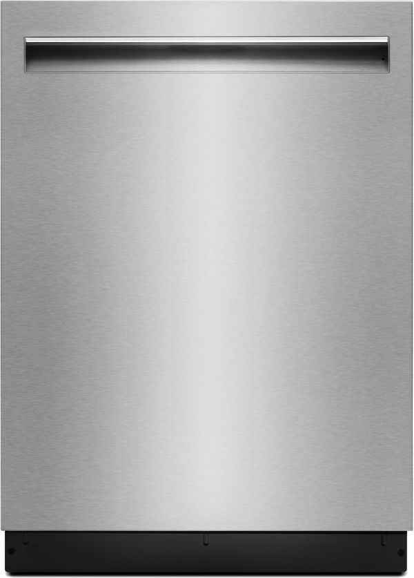 24" Jenn-Air 38 dBA Lustre Stainless TriFecta Pocket-Handle Dishwasher - JDTSS247HS