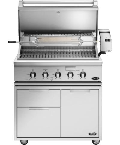 36" DCS Traditional Grill with Rotisserie - BH1-36R-N